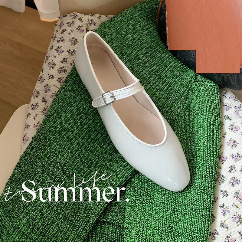 

Женская обувь без каблука, балетки, женская овечья кожа, женская повседневная обувь во французском стиле, Белая обувь для вождения