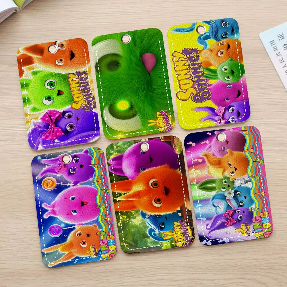 

Sunny Bunnies Personalised Holder Suitable For Bank Card,Subway, Bus Card Wallet Card Case Badge Holder Keychain
