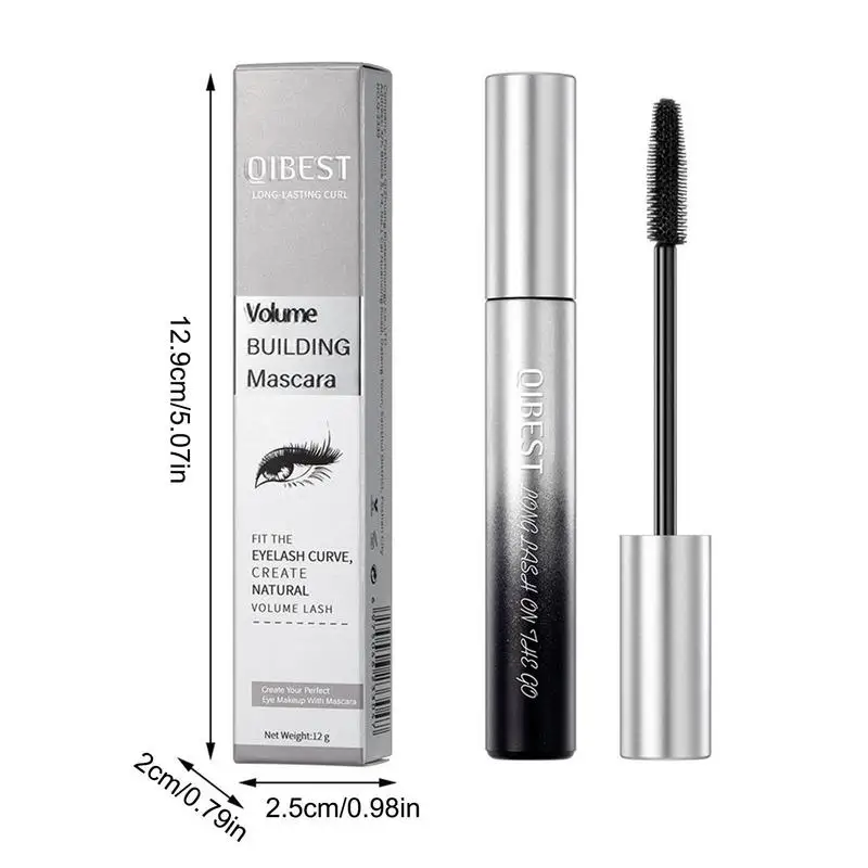 Waterproof Mascara Black Intense Volume Length Mascara Eye Makeup Washable Liquid Lash Extensions Mascara Eye Lashes Brush tool