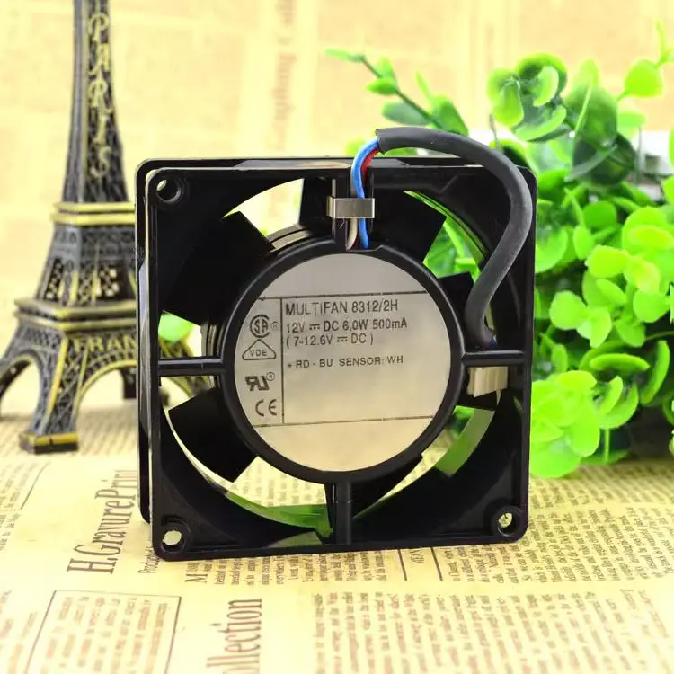 Wall Water Cooling Fan Radiator 80X80X32m 8cm Multifan0.5A Electric Misting Solar Fan