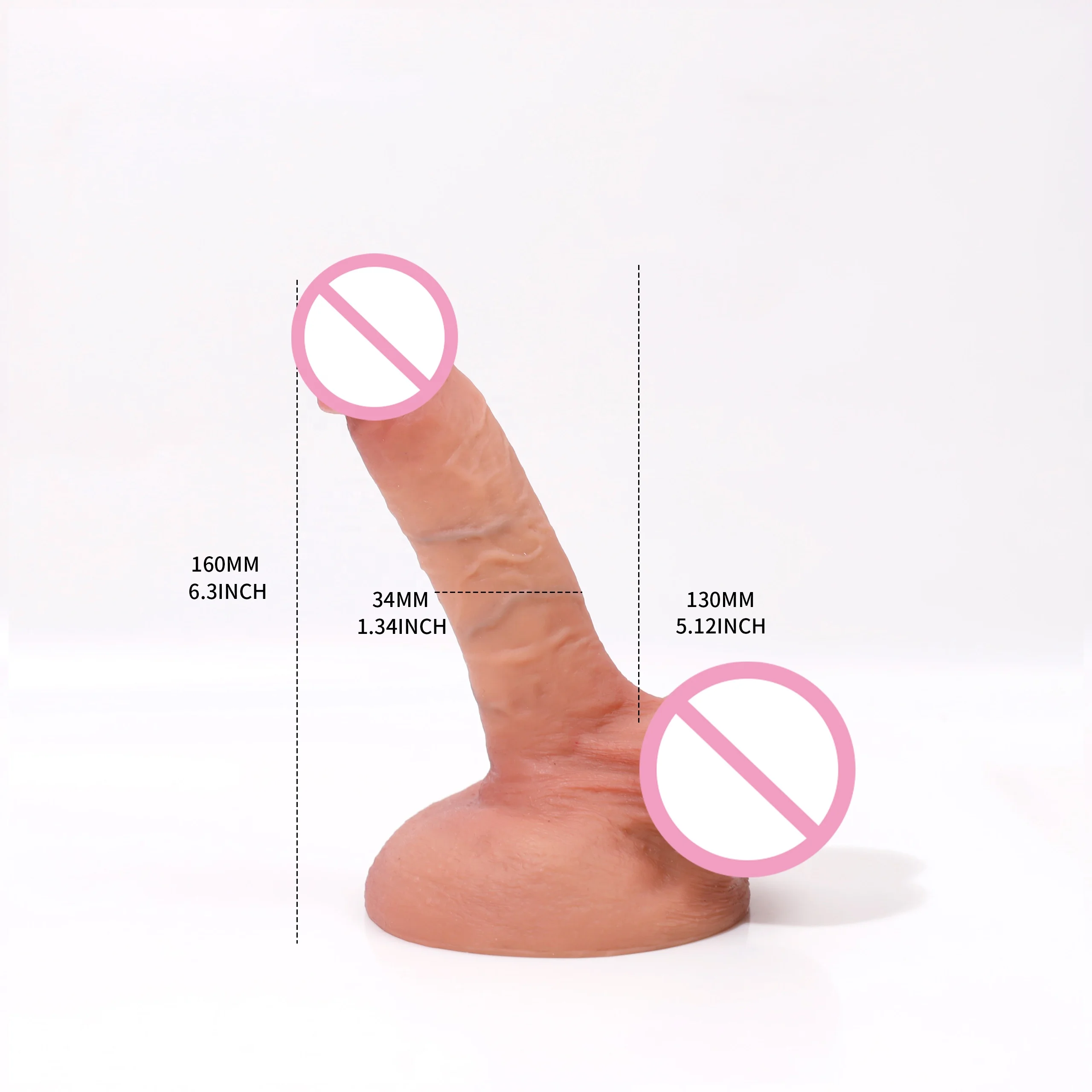 Big Dildo XXXL 3 Realistic Dildo Suction Cup for Women Penis Silicone Soft Cock Female Masturbation Sex Toy for Women