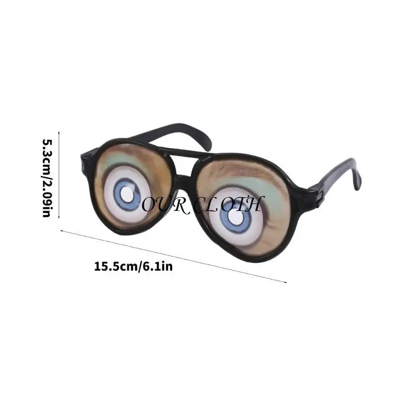 Halloween Trick Touet Funny Eyes Lunes Prank Disgus Spête fête des lunettes Y1ac