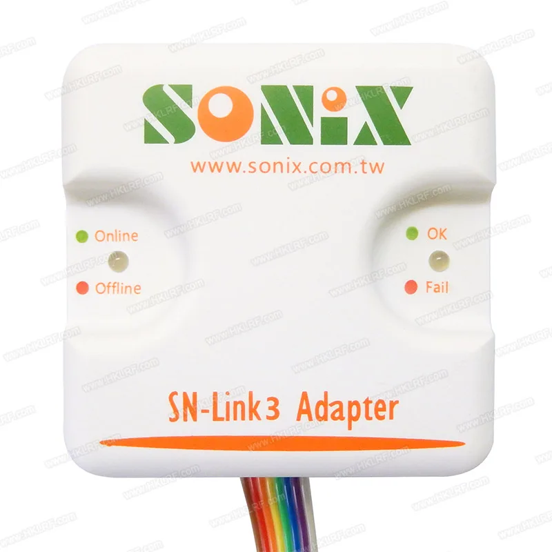SN-LINK-V3 Adapter support the simulation of 32bit-M0/8051/8-BIT E/mbedded ICE Series MCU