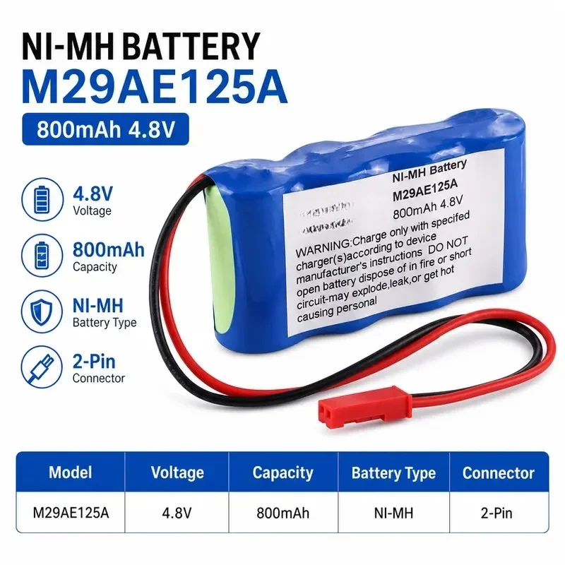 [NEW]  Replacement Battery for TPS KJ-8000 M29AE125A High Capacity Rechargeable Power Cell Compatible with Device Long