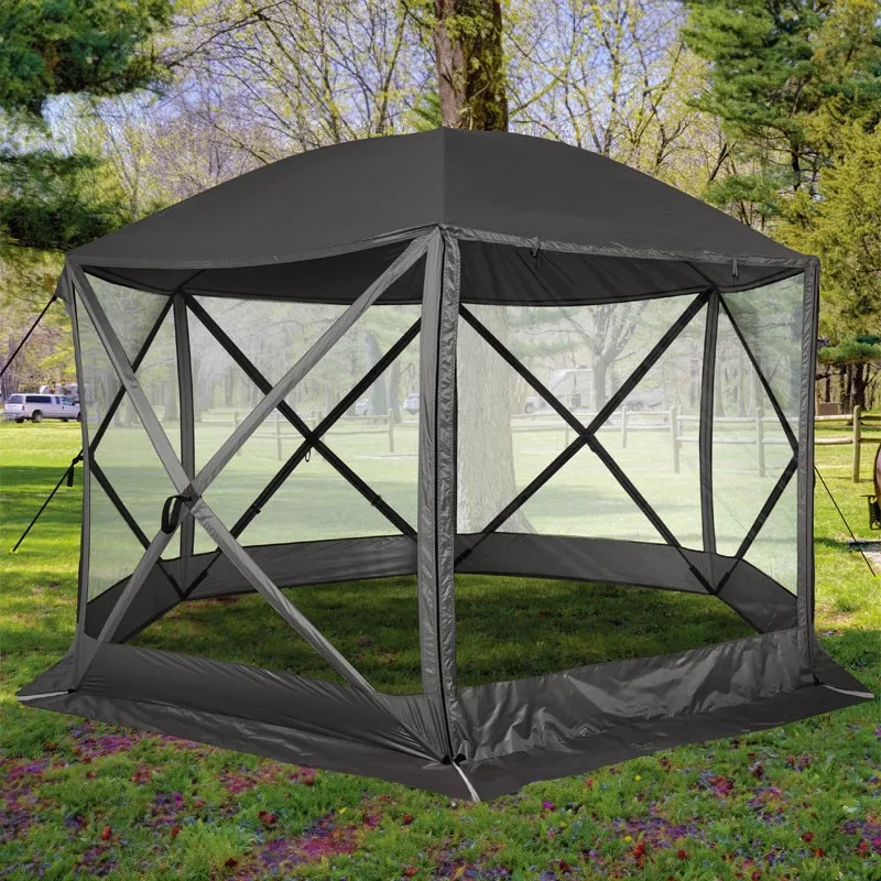 Outdoor automatic anti-mosquito mahjong mesh tent camping picnic shading pergola courtyard quick opening portable tent