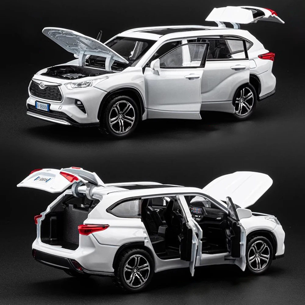 Modèle de voiture de sport Highlander GR86, échelle 1:32, jouet en métal moulé sous pression, véhicule Miniature, lumière sonore, modèles de Collection, cadeau pour garçon