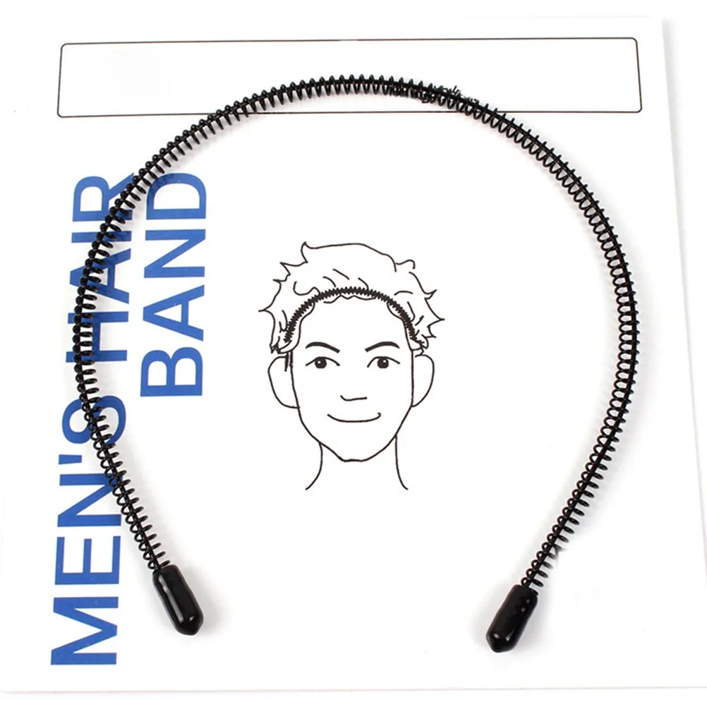 ที่คาดผมแบบเกลียวกันลื่น 3 ชิ้น สำหรับทุกเพศ ทำจากลวดเหล็ก ทนทาน เหมาะสำหรับเล่นกีฬา รูปทรงคลื่น มองไม่เห็น สำหรับผมยาว ผู้ชาย