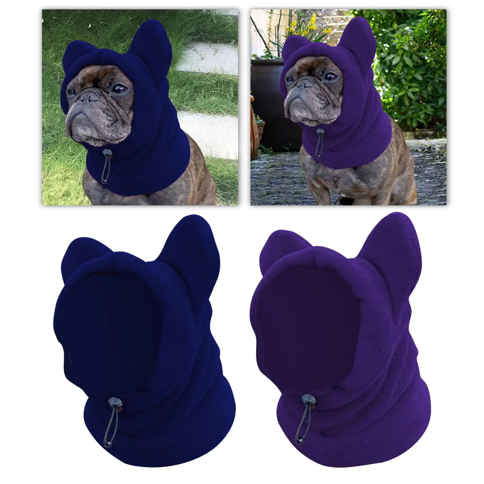 Dog Warm Hat Earmuffs Windproof Walking Fleece Ears Wrap for Small and Medium Dogs Pet Supplies Puppy Small Animals Training