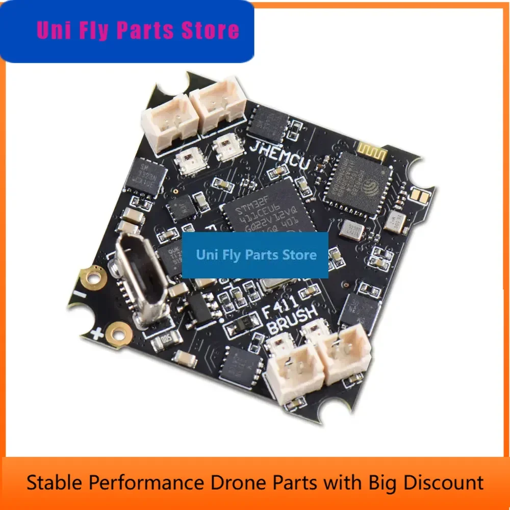 SkyDElJHEMCU F411 Brush Flight Controller with Integrated ELRS 2.4G RX OSD & Blackbox for FPV Racing s - Ultimate Freestyle