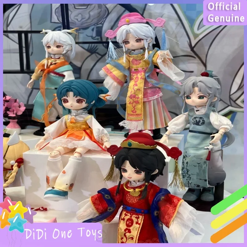 Genuine Nagi 1/12 Mjd Chant While Treading The Wind Series Blind Box Cute Doll Collection Desktop Ornament Fashion Trend Gift