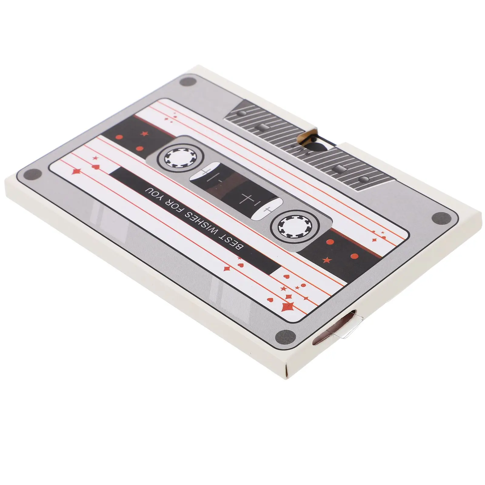 

Musical Greeting Cards Birthday Sound Recording White Paper 30s Message 80 Times Playback Creative DIY Gift Idea Party Supplies
