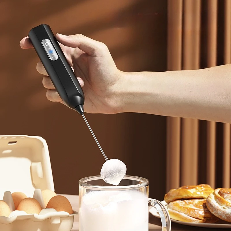 New Handheld Electric Milk Frother Automatic Foam Maker Coffee Egg Beater Kitchen Mixer Whisk for Home Baking