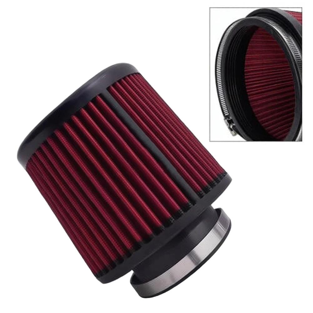 152mm Cold Air Intake Filter Washable Sport Cold Air Intake Engine Filter Inlet Car Cold Air Intake Air Filter Cleaner Pipe
