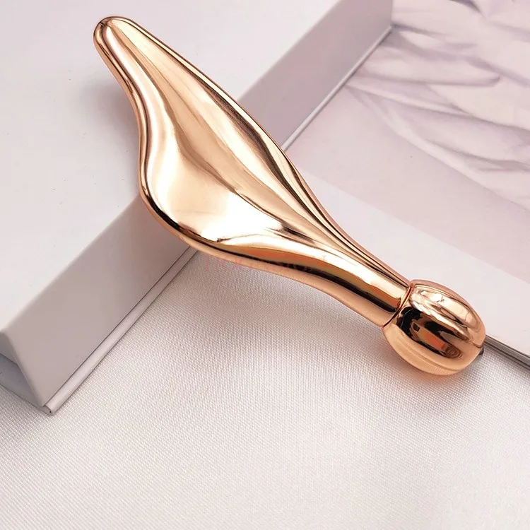 Metal Gua Sha Board Face Massager Dolphin Ball Roller Zinc Alloy Scraper Face Lifting Massage Beauty Skincare Guasha Tool Beauty