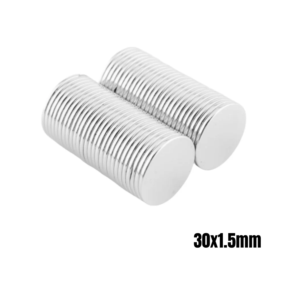 5/10/15/20/30/50pcs 30x1.5 Powerful Magnets 30mmx1.5mm Permanent Round Magnet 30x1.5mm Neodymium Magnetic Strong Magnet 30*1.5