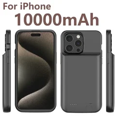 Nowa ładowarka 10000 mAh do iphone 14 Plus 15 Pro 12 Pro Max 11 Pro X XS XR XS Max 6 6S 7 8 Plus Etui na baterie Pow