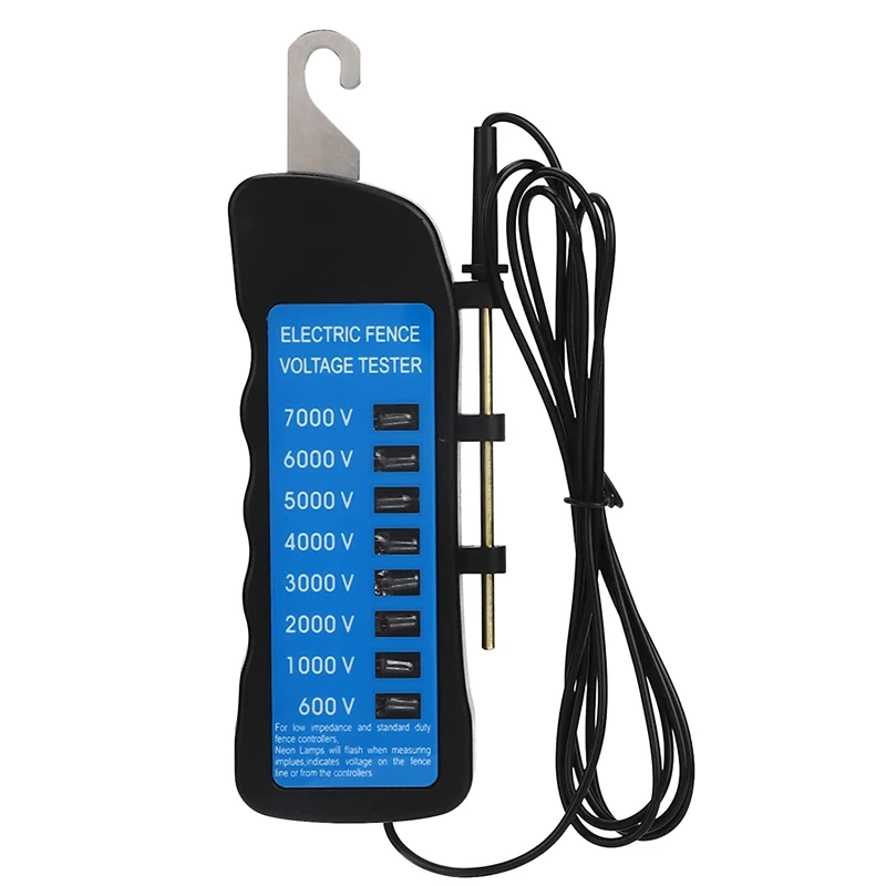 Electric Fence Tester Electric Fence Voltage Tester Multi Light Portable Voltage Tester 7000V