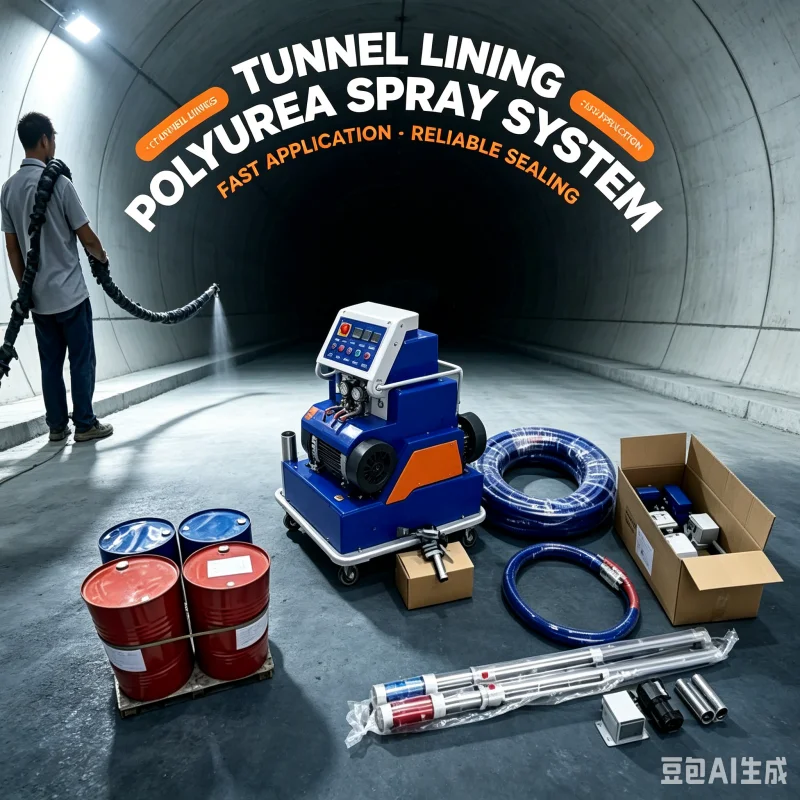 Industrial Polyurea Polyurethane Spray System Heavy Output Pump For Pipeline Corrosion Protection Continuous Stable Pressure