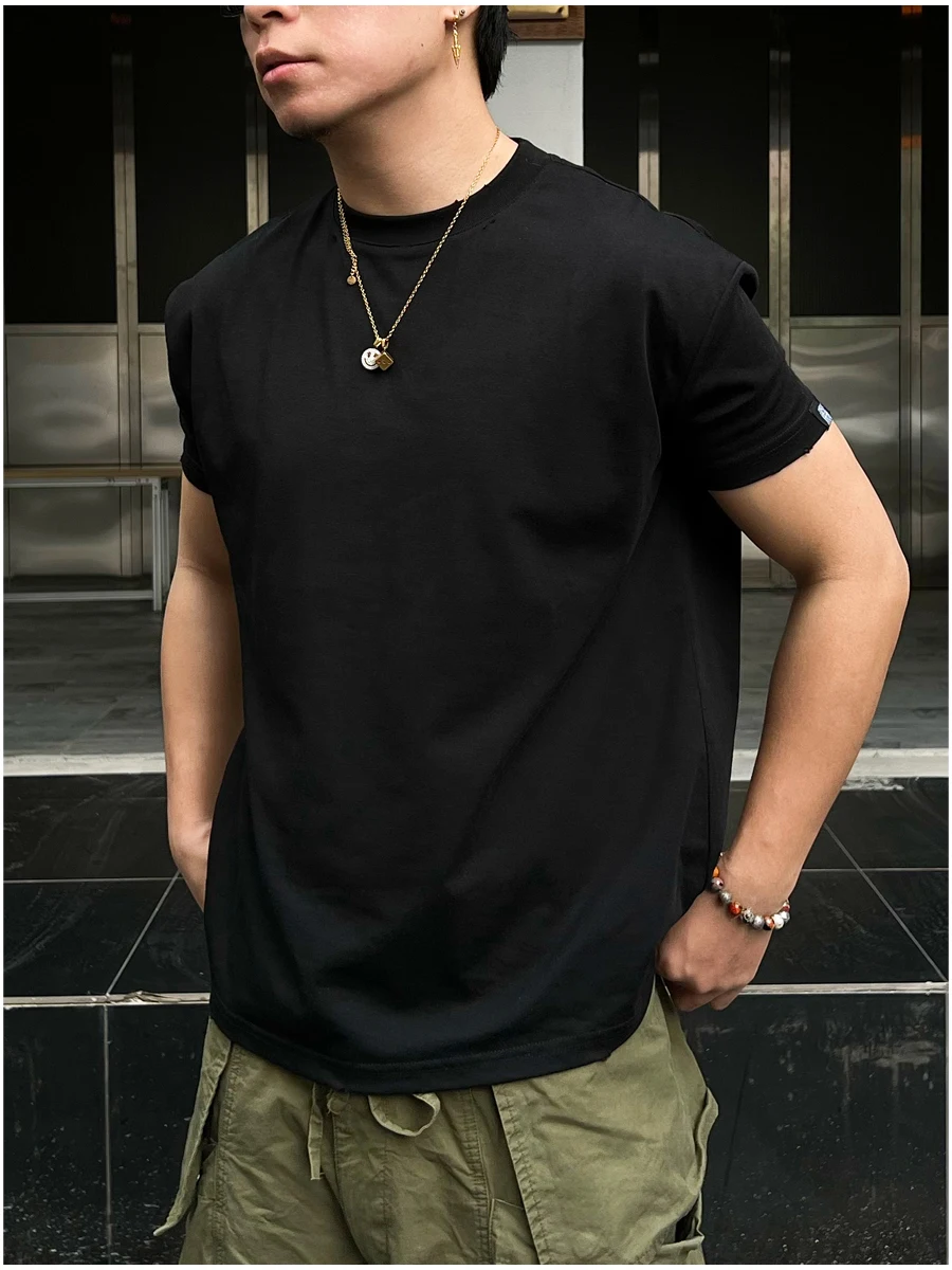 

Футболка SlowGang American Style 245g Sorona с эластичными манжетами, свободного кроя, широкая, с защитой от солнца, быстросохнущая, охлаждающая