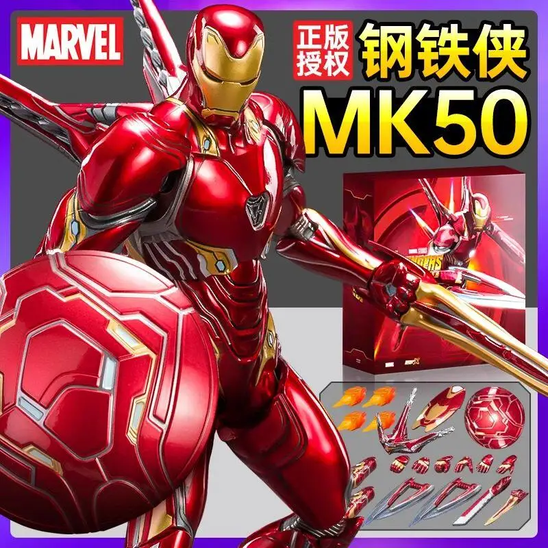 zd-toys-figura-d’azione-di-iron-man-mark-50-edizione-deluxe-con-articolazioni-mobili-modello-da-collezione-ideale-per-esporre-sulla-scrivania-un-regalo-perfetto