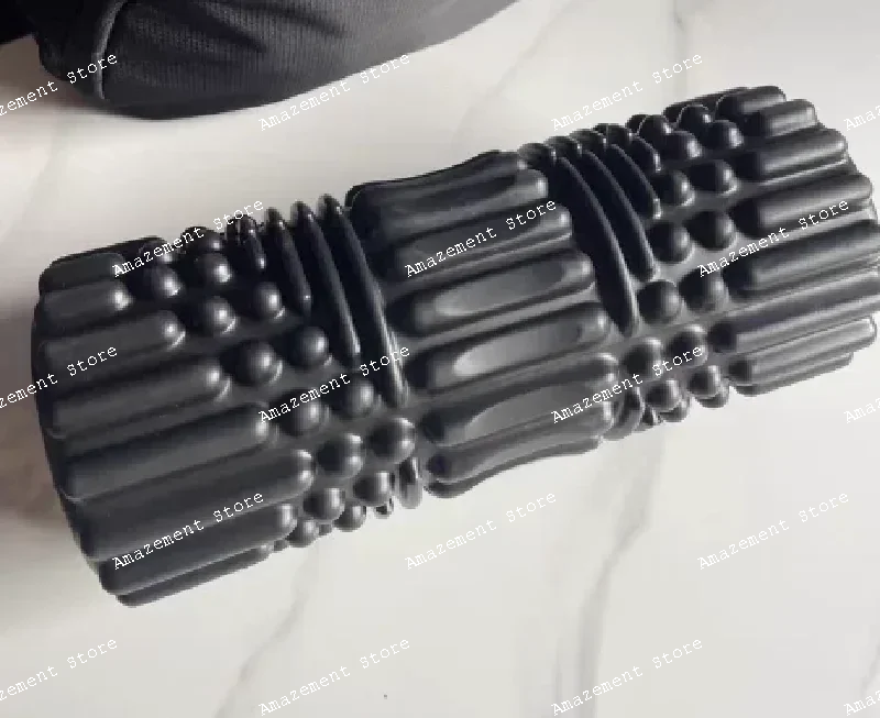 

electric vibrating foam roller for leg recovery, fitness and yoga muscle massage & deep tissue release