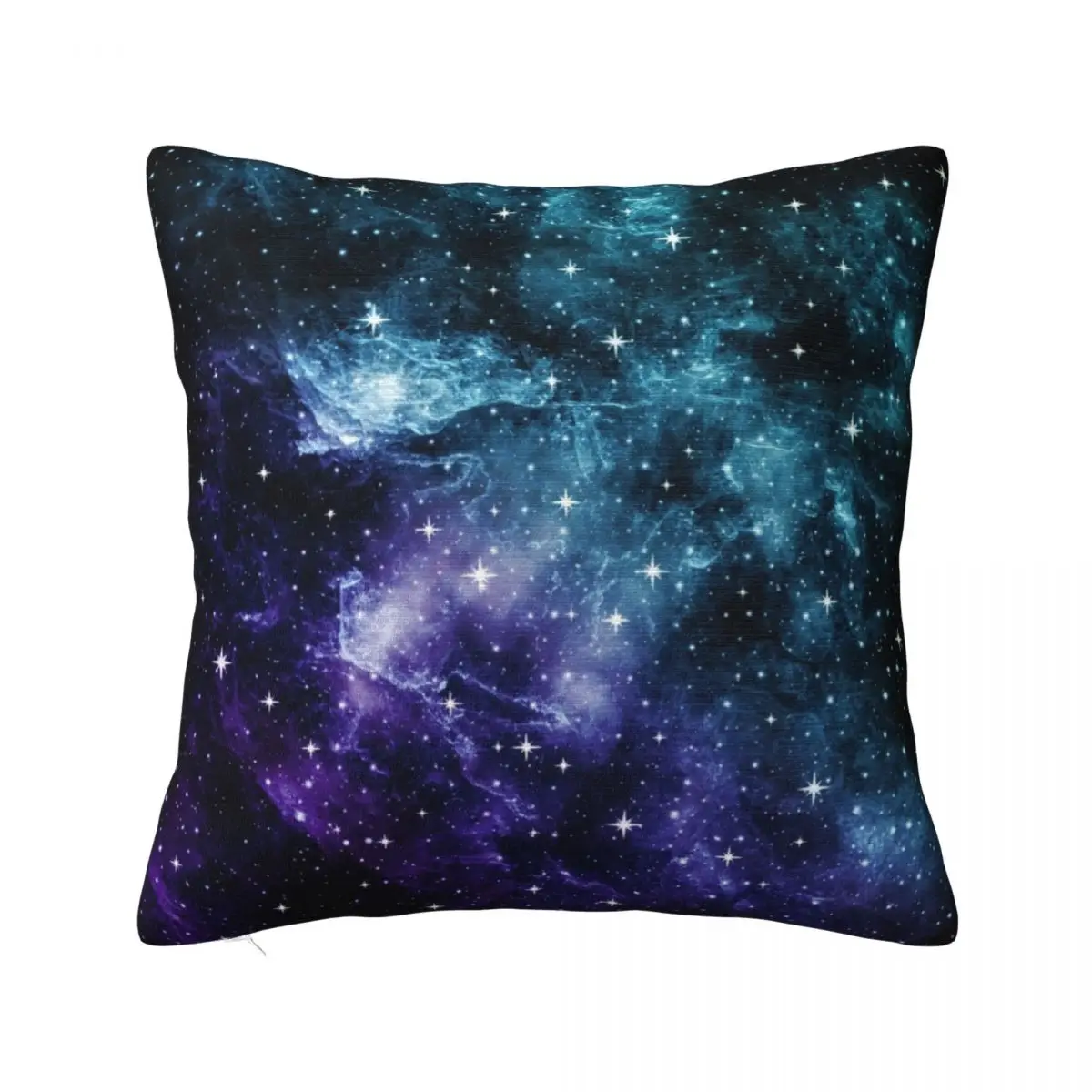 

Teal Purple Galaxy Nebula Dream #1 #decor #art Throw Pillow Sofa Cushions Covers christmas pillow case Marble Cushion Cover