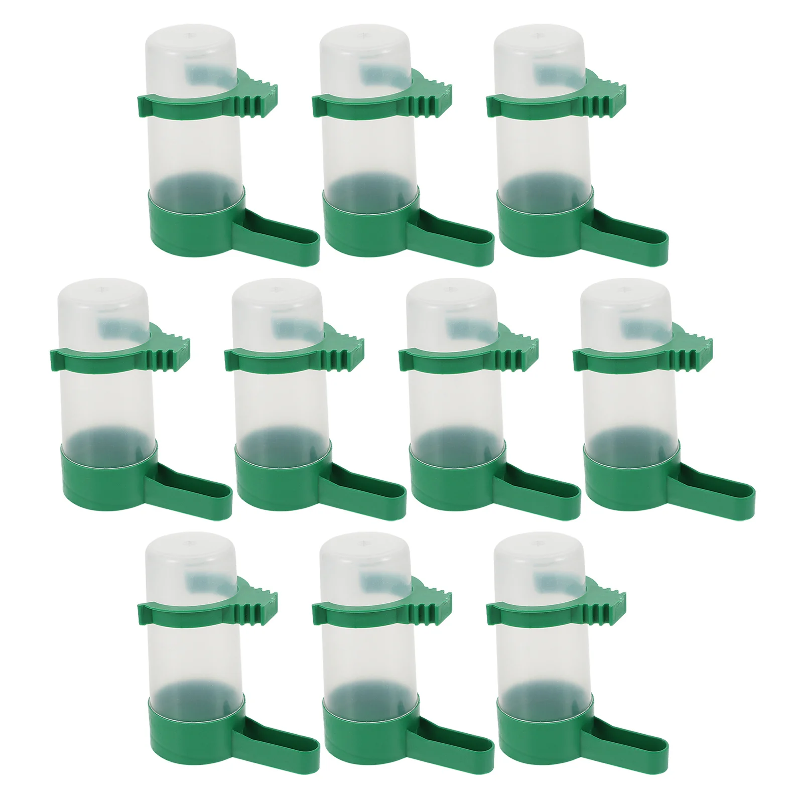 

Pet Water Kettles 10pcs Automatic Drinking Bowls for Birds Chicken Pigeons Parrot Feeders Leak Proof Bottle for Cage Use