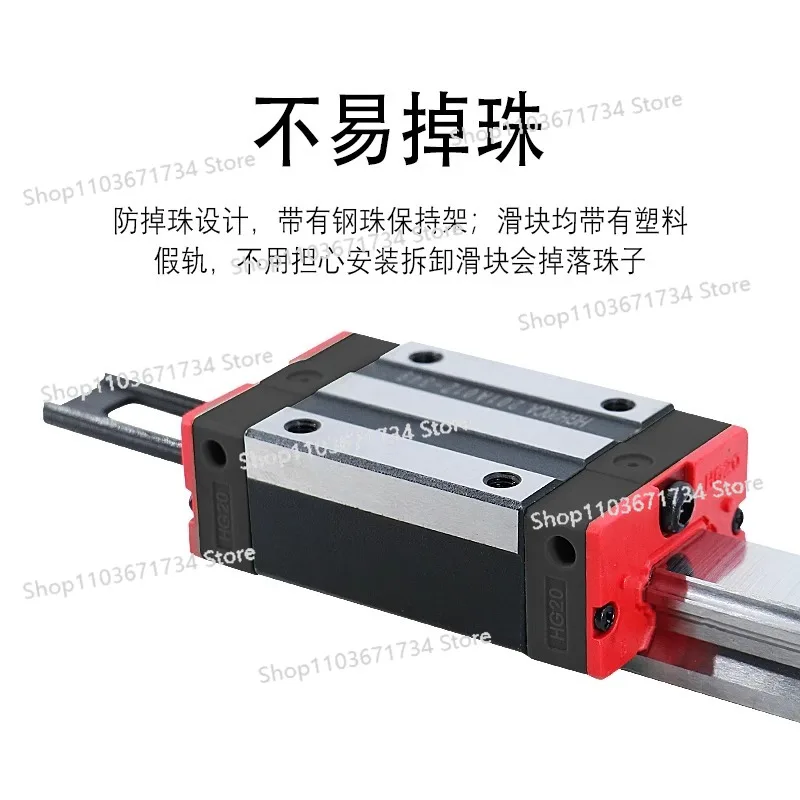 

Precision P-class Upper Silver Interchangeable Square Rail HG15 Linear Guide Rail 20CA Slider Heavy Road Slide Slide Module