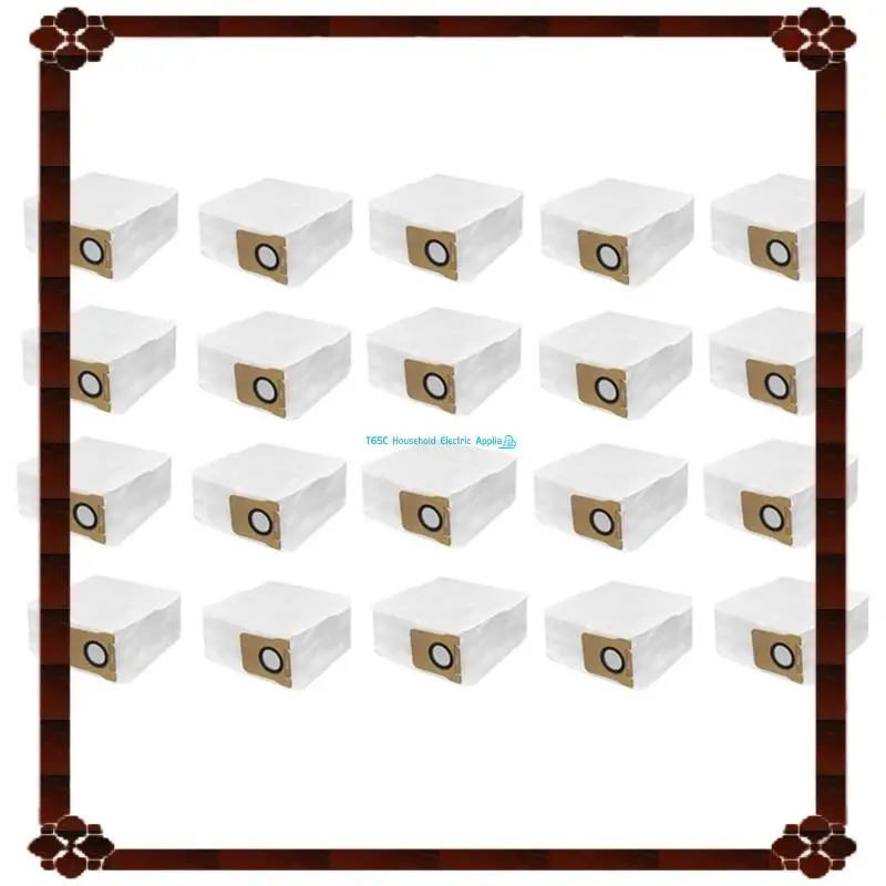 20 ชิ้นสําหรับ Dreame L20 Ultra/X20 Pro หุ่นยนต์อะไหล่สูญญากาศถุงเก็บฝุ่นอะไหล่ทดแทน