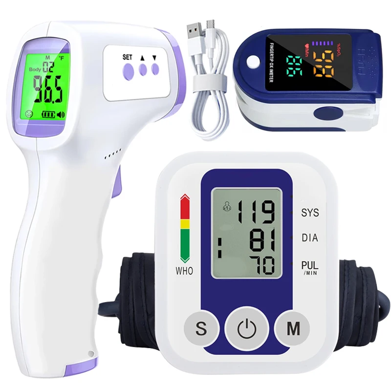Lcd portátil cuidados de saúde medidor de pulso bp monitor automático digital braço monitor pressão arterial tonômetro medidor esfigmomanômetro