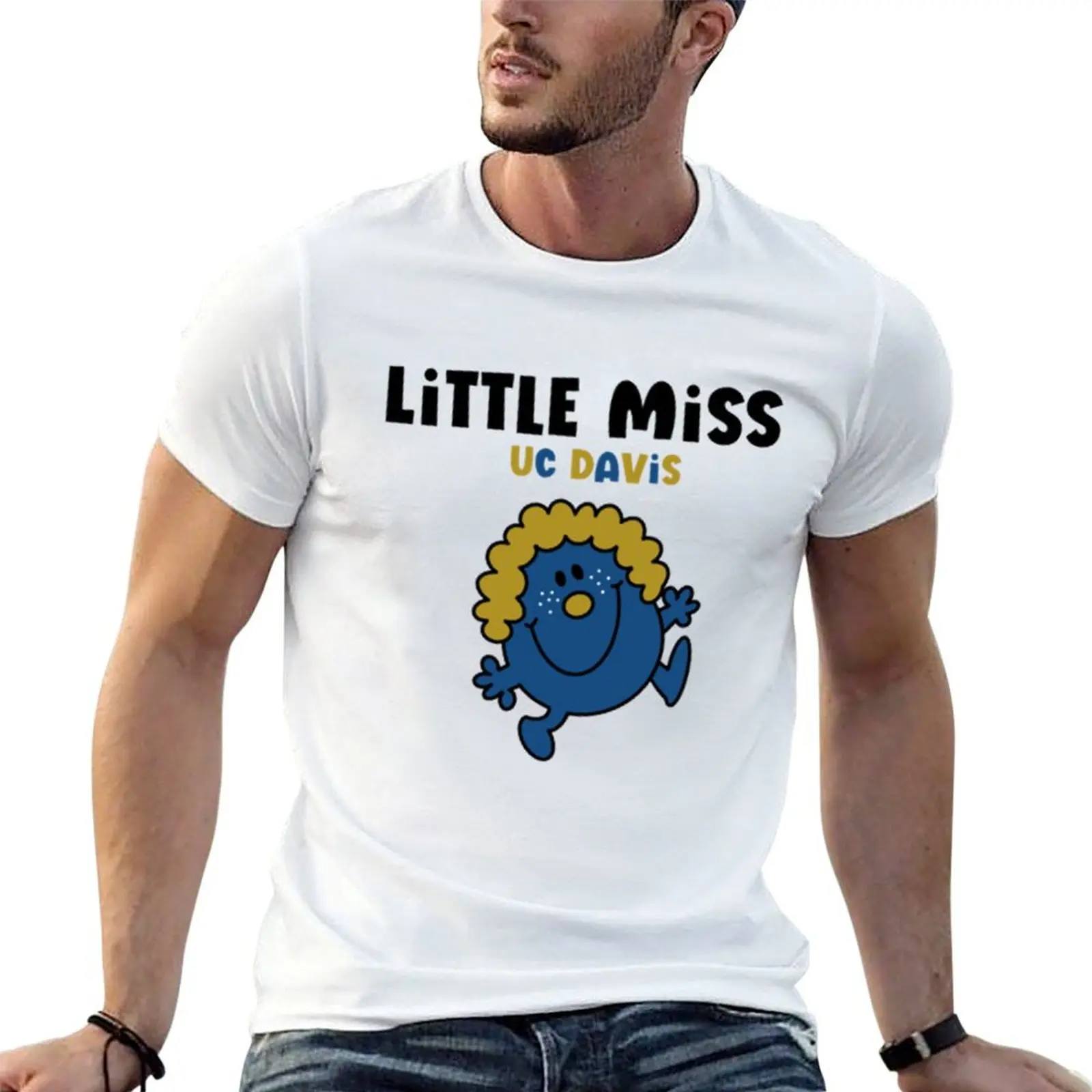 

Little Miss UC Davis T-Shirt man t shirt cotton high quality cotton t shirt man T-Shirt