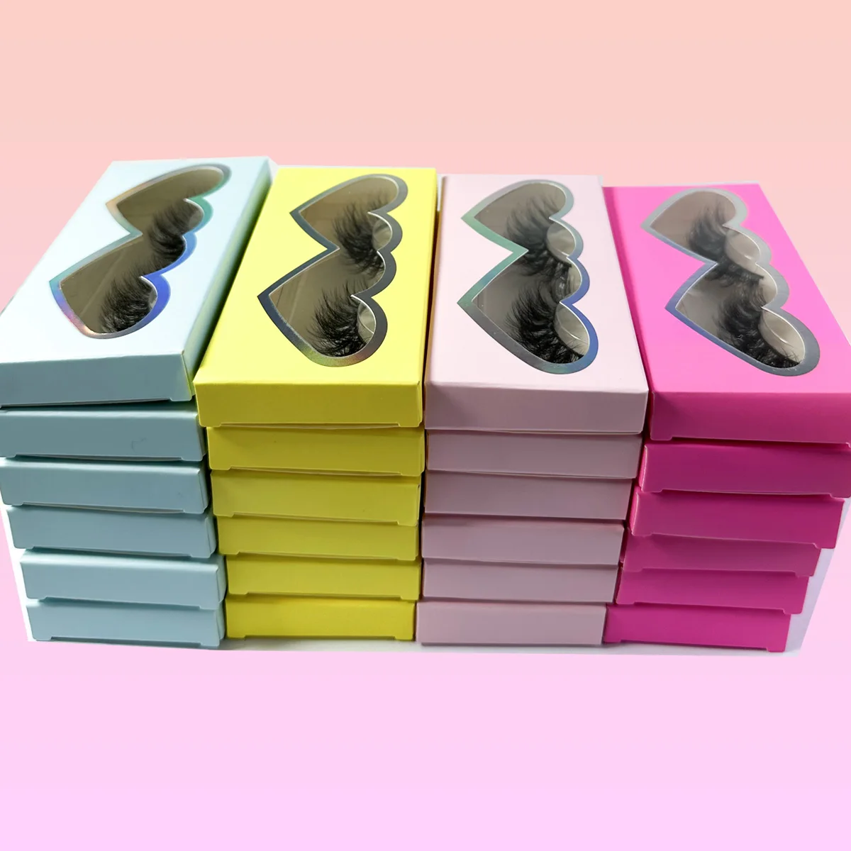 2/6/24 Pary 4 Style Delikatne Sztuczne Rzęsy z Imitacji Norek Mieszane Dramatyczne Gęste Podkręcone Puszyste Rzęsy w Paskach Multipack do Makijażu Oczu