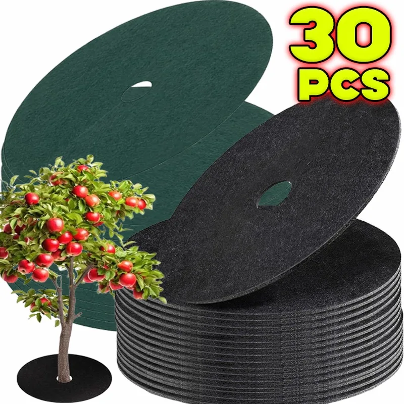 

Tree Protection Weeds Mats Non-Woven Tree Mulch Rings Anti Grass Tree Cover Weeds Barrier Plant Covers Plant Root Protection Mat
