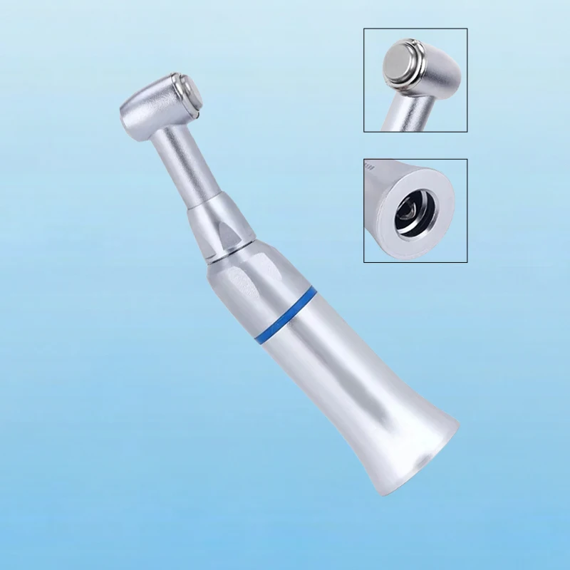 Dental Low Speed Contra Angle Handpiece Push Button Type Low Rotation 1:1 Direct Drive Gear Ratio Apply for CA Burs ø2.35mm