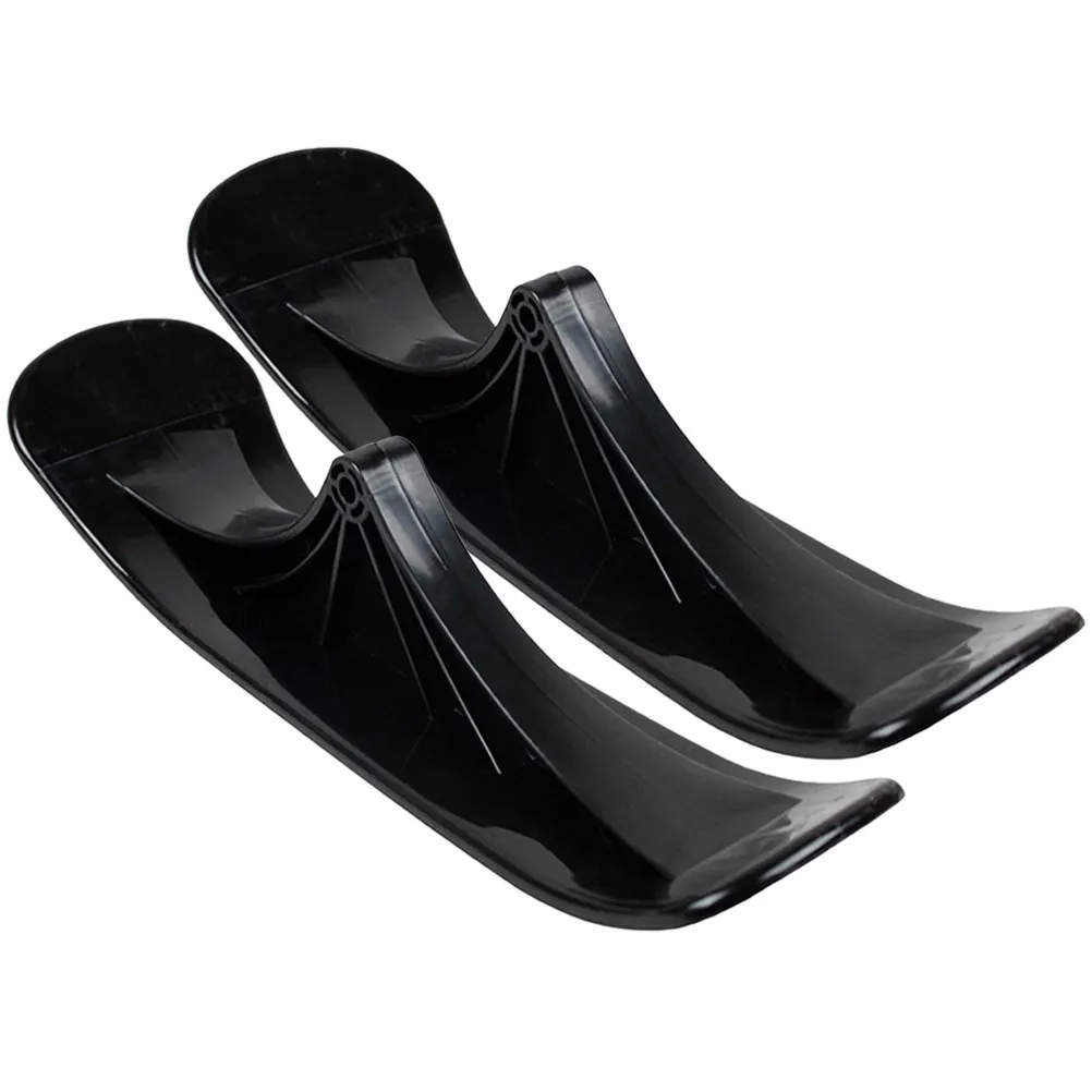 1Pair Snow Scooter Skate Board Premium Pe Kids Ski Attachment Outdoor Scooter Sled Winter Snow Sledding Equipment