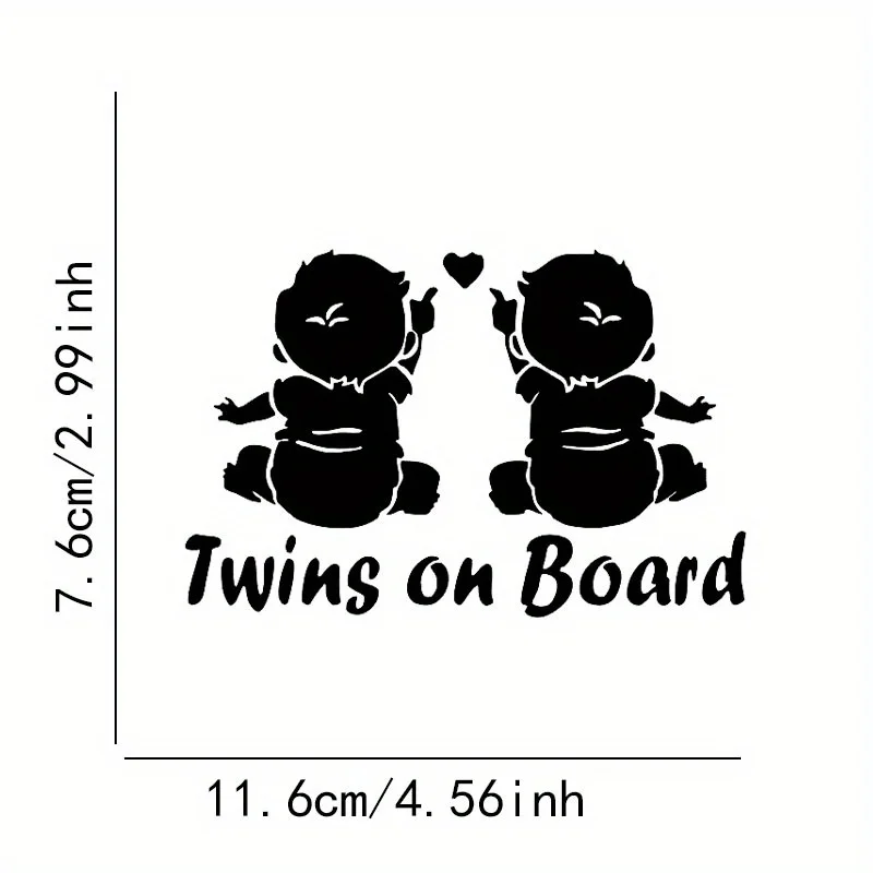 ملصقات فينيل متعددة الاستخدامات للسيارات والدراجات النارية وأجهزة الكمبيوتر المحمولة والمزيد - ملصقات بتصميم التوائم على السيارة للدراجات والشاحنات #2