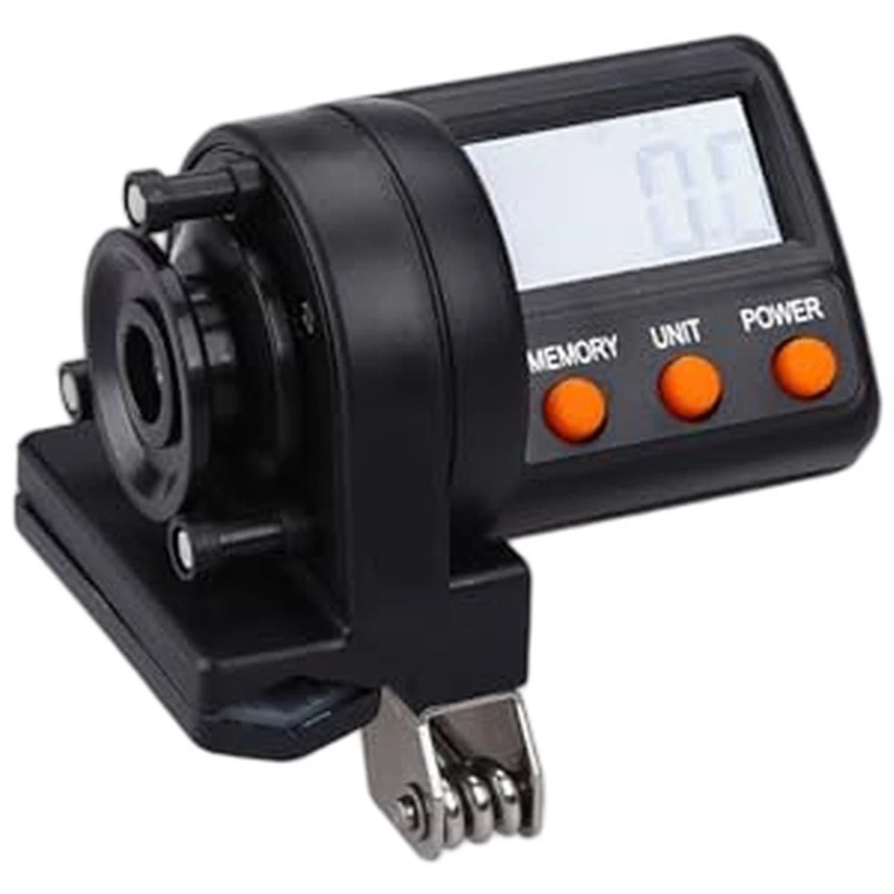 

Цифровой счетчик лески с износостойким поворотным столом из сплава для измерения длины лески до 99999.