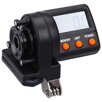 Digital Fishing Line Counter Tool with Wear Resistant Alloy Turntable for Measuring Fishing Line Length up to 999 9