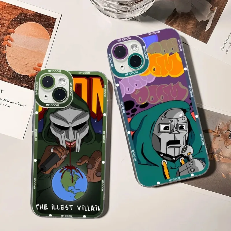 MF DOOM Rapper Phone Case for Xiaomi 13 Redmi Note 12 11 10 Pro Lite Proplus Pocox3GT F3 Transparent Soft TPU Fundas Cover