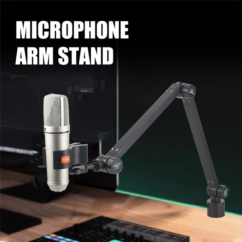 

FORW-Suspension Boom Scissor Arm Foldable Recording Microphone Holder Scissor Arm Stand