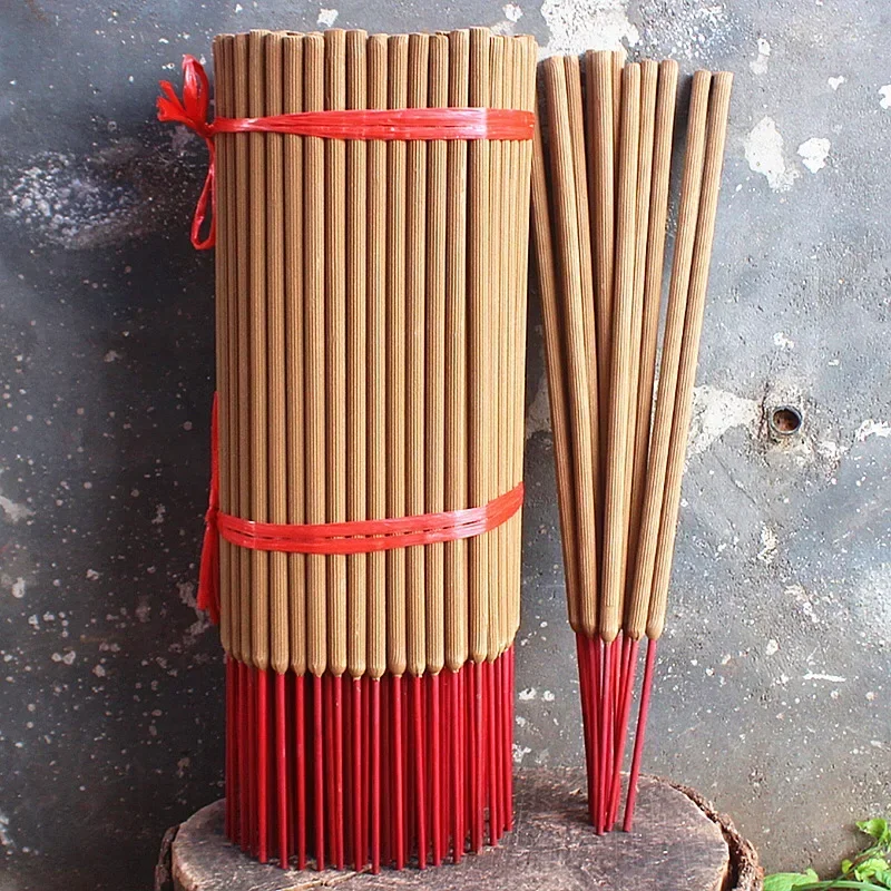 12pcs/lot Made From 600years Old Eaglewood Incense Sticks 48cm Worshiping Prayer 3 Hours Bamboo 1.1cm Natural Big Stick Incense