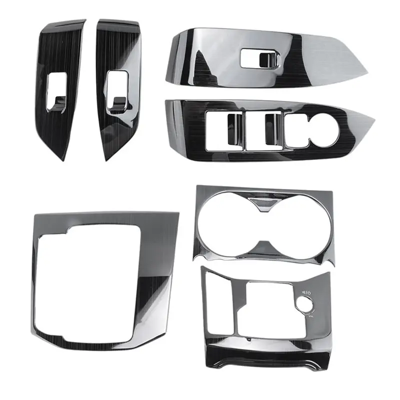 

Комплект накладок на панель переключения передач A85E, декоративные наклейки-полоски для автомобиля Mazda CX-5 2017 2018 2019 LHD