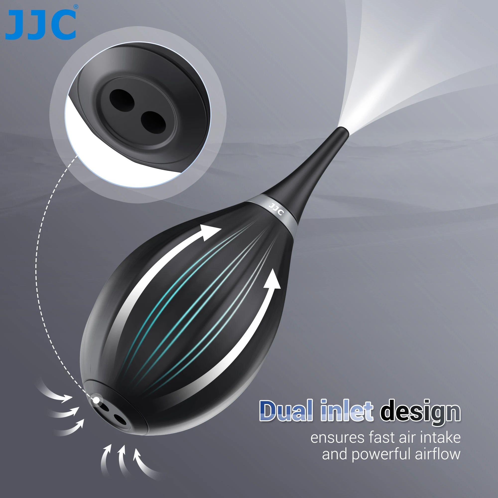 JJC Zachte Tip Sterke Luchtblazer Blaster Cleaner voor DSLR Camera CCD CMOS Sensor LCD Mirrorless Sensor Lamp Blower voor Digitale