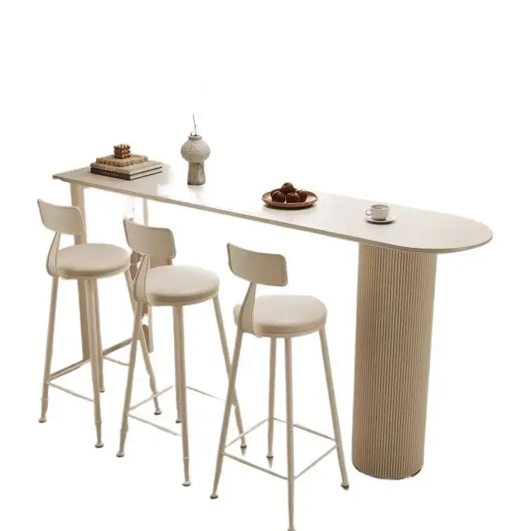 

Table household living room kitchen partition bar balcony against the wall pass small household