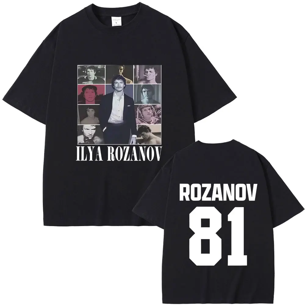 

Heated Rivalry Ilya Rozanov Hollanov 81 T-shirt Men Women Clothing Harajuku Oversized T Shirts Male Fashion Vintage Streetwear