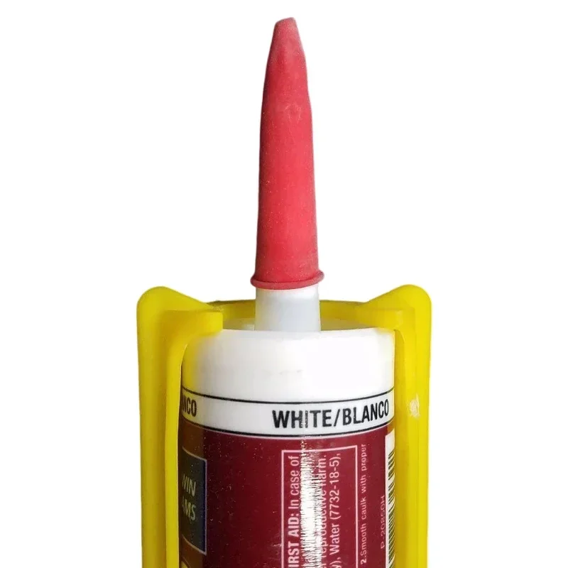 20 Stks/partij Rood Kitpistool Nozzles Dop Rode Kit Spaarkap Kit Seulk Sealer Saver Open Breeulkbuis Voor Afdichting En Conservering