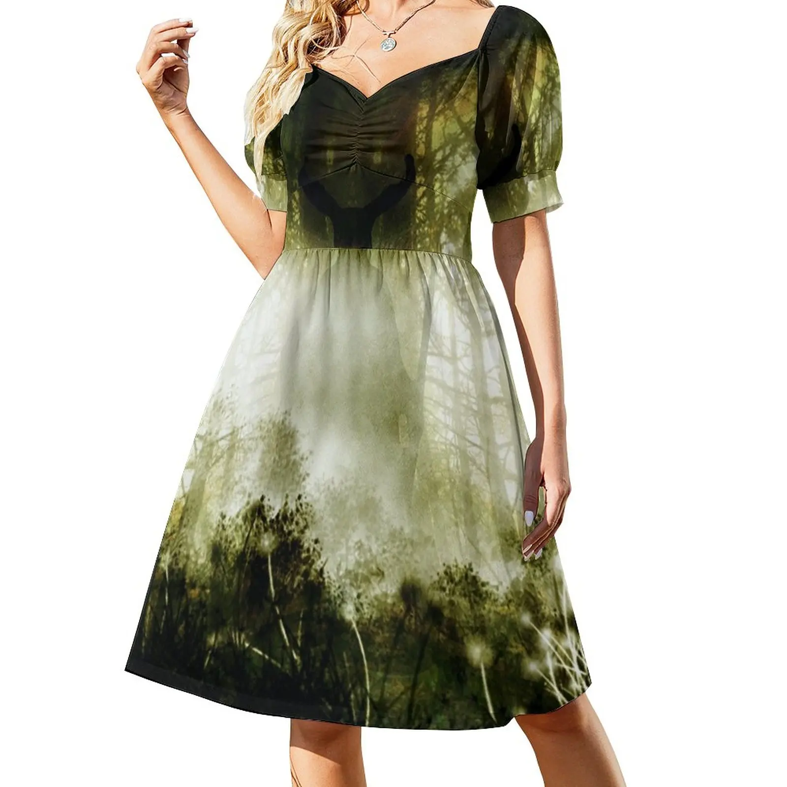 

Cernnunos Sleeveless Dress Women long dress purple dress
