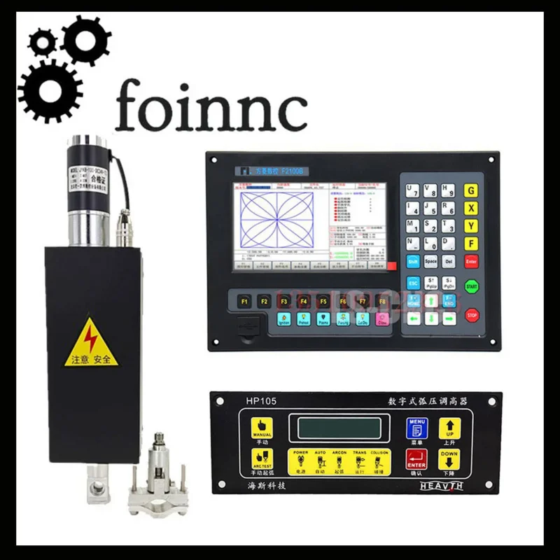 Cnc Controller Plasma Flame Cutting Motion Control System F2100b hp105 Torch Height Controller  Jykb-100-dc24v/T3