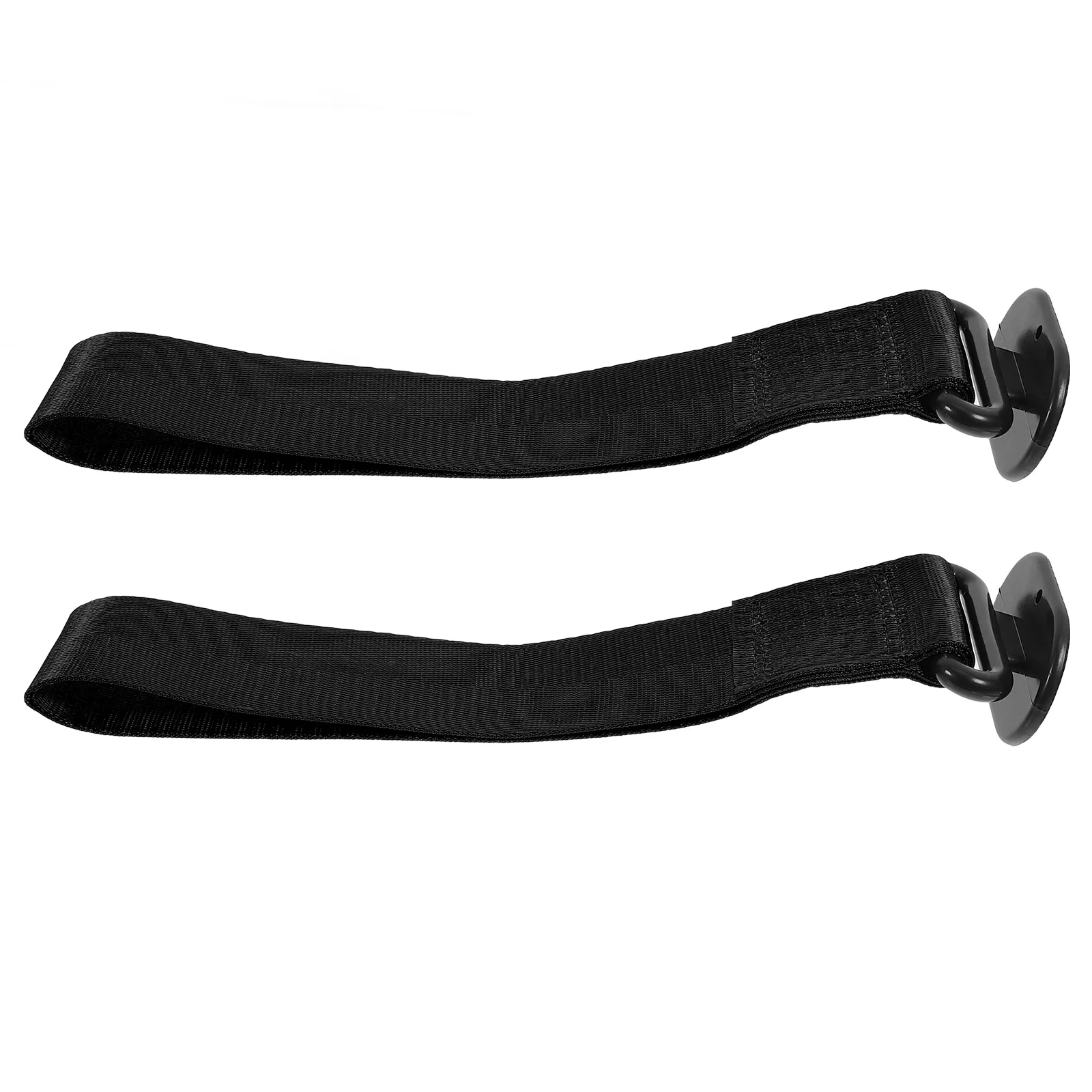 

2pcs Decorative Tow Hook Ring Sturdy Abs Nylon Fade Resistant Easy Install Compatible Car Trailer Hooks Bumper Decoration Auto