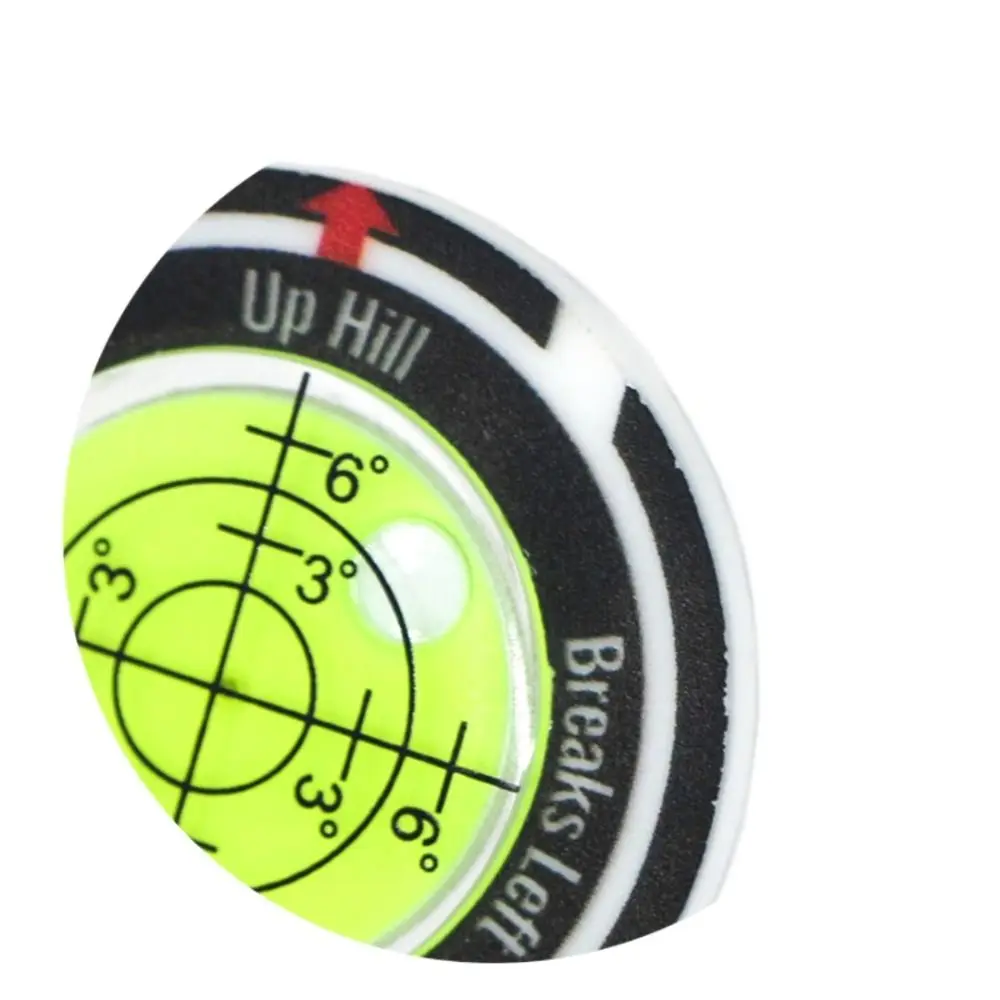 

High Precision Golf Tools Leveler Ball Marker Training Tool Golf Slope Meter Easily Use Clear&Transparent Golf Spirit Level
